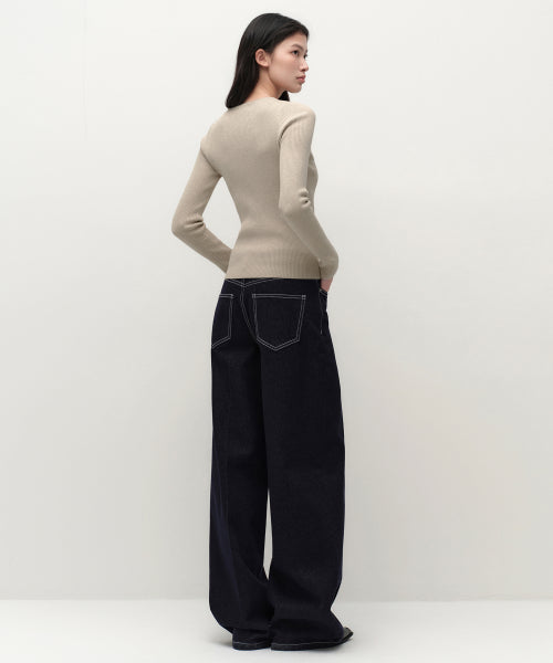 MUSINSA STANDARD WOMAN MUSINSA STANDARD WOMAN Women's Denim Pants Deep Indigo