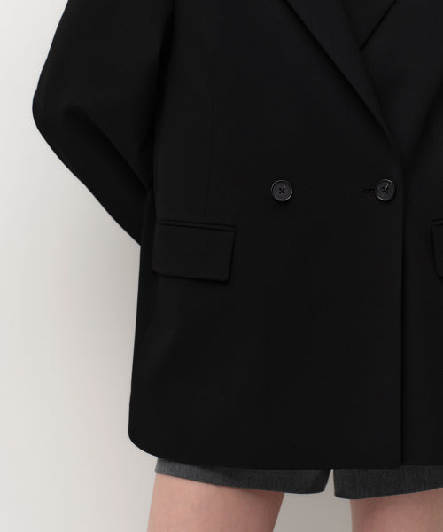 MUSINSA STANDARD WOMAN MUSINSA STANDARD WOMAN Women's Double Breasted Blazer Black
