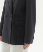 MUSINSA STANDARD WOMAN MUSINSA STANDARD WOMAN Women's Double Breasted Blazer Gray