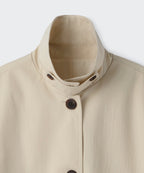 MUSINSA STANDARD WOMAN MUSINSA STANDARD WOMAN Women's Single Half Trench Coat [Cream]