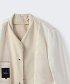 MUSINSA STANDARD WOMAN MUSINSA STANDARD WOMAN Women's Single Half Trench Coat [Cream]