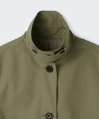 MUSINSA STANDARD WOMAN MUSINSA STANDARD WOMAN Coat Women's Single Half Trench [Olive]