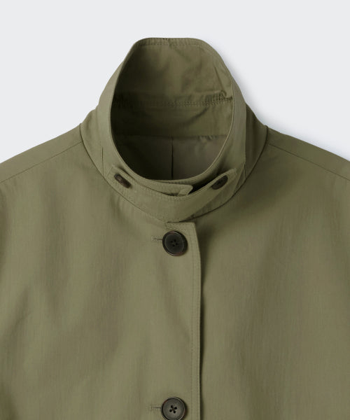 MUSINSA STANDARD WOMAN MUSINSA STANDARD WOMAN Coat Women's Single Half Trench [Olive]