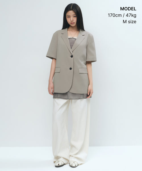 MUSINSA STANDARD WOMAN MUSINSA STANDARD WOMAN Women's Jacket Greyish Beige