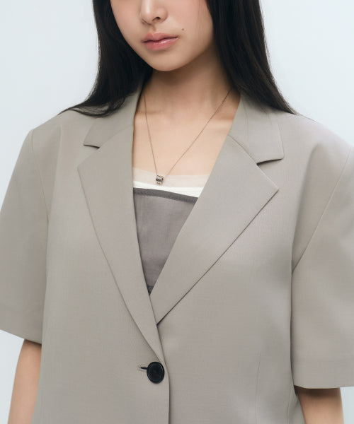 MUSINSA STANDARD WOMAN MUSINSA STANDARD WOMAN Women's Jacket Greyish Beige