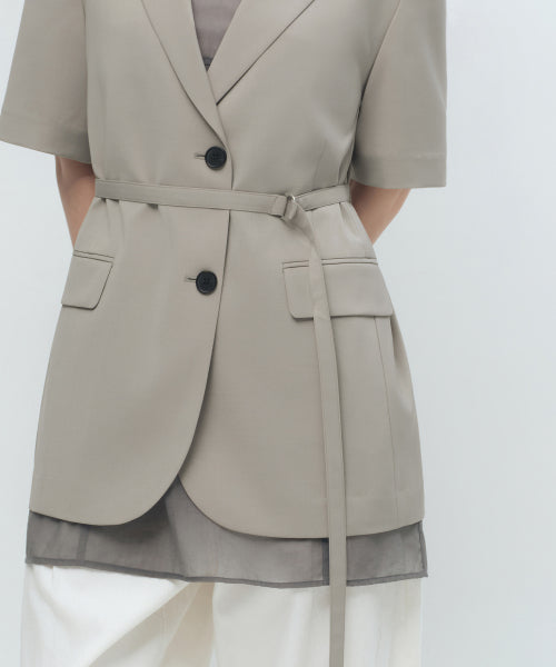 MUSINSA STANDARD WOMAN MUSINSA STANDARD WOMAN Women's Jacket Greyish Beige