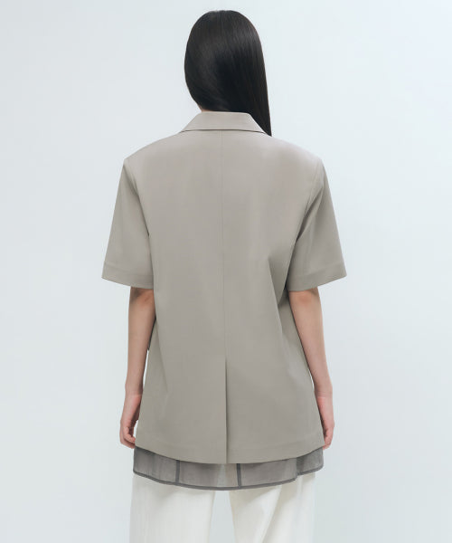 MUSINSA STANDARD WOMAN MUSINSA STANDARD WOMAN Women's Jacket Greyish Beige