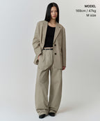 MUSINSA STANDARD WOMAN MUSINSA STANDARD WOMAN Jacket Khaki Beige