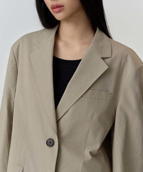 MUSINSA STANDARD WOMAN MUSINSA STANDARD WOMAN Jacket Khaki Beige