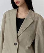 MUSINSA STANDARD WOMAN MUSINSA STANDARD WOMAN Jacket Khaki Beige