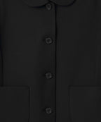 MUSINSA STANDARD WOMAN MUSINSA STANDARD WOMAN Women's Round Collar Short Blazer [Black]
