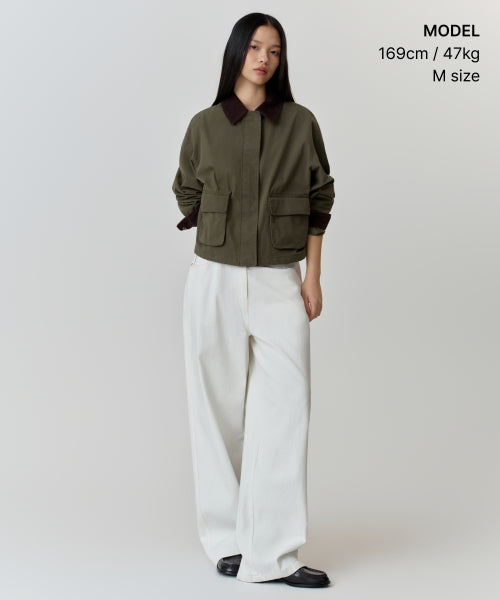 MUSINSA STANDARD WOMAN MUSINSA STANDARD WOMAN Jacket Khaki