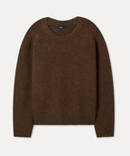 MIXXO MIXXO Hairy Loose Fit Round Neck Pullover C