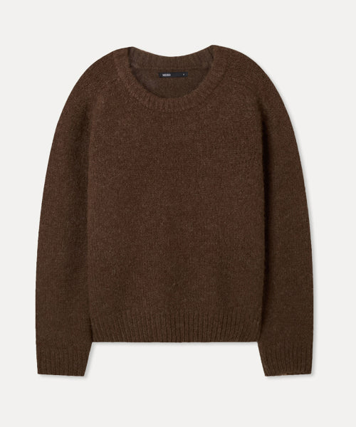 MIXXO MIXXO Hairy Loose Fit Round Neck Pullover C