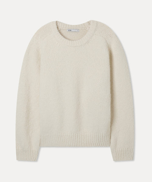 MIXXO MIXXO Hairy Loose Fit Round Neck Pullover C