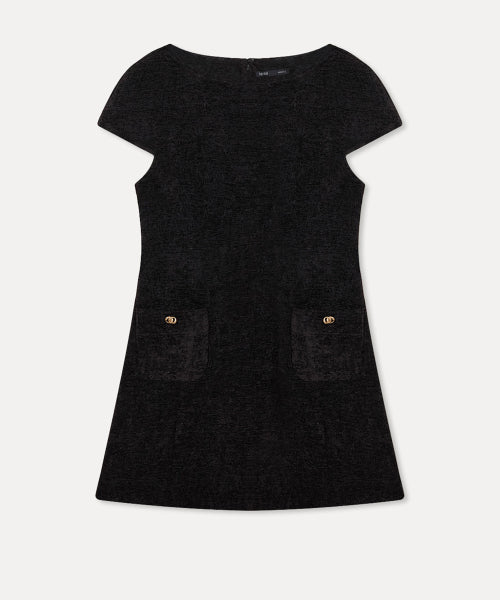 MIXXO MIXXO Short Sleeve Puff Dress - C