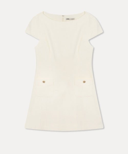 MIXXO MIXXO Short Sleeve Puff Dress - C
