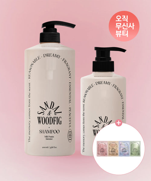 ODID [1,500ml] Milk Protein Intensive Shampoo 4 types 1000ml+500ml+(Free) 4 types of shampoo sachet