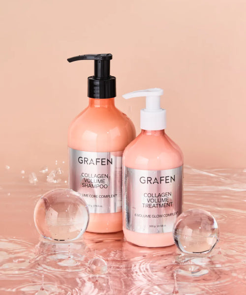 GRAFEN Collagen volume hair care 3-piece set (shampoo 500ml + treatment 300ml + ampoule 100ml)