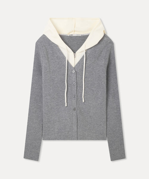 MIXXO MIXXO Hoodie Layered Cardigan C