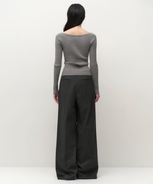 MUSINSA STANDARD WOMAN MUSINSA STANDARD WOMAN Slacks Gray