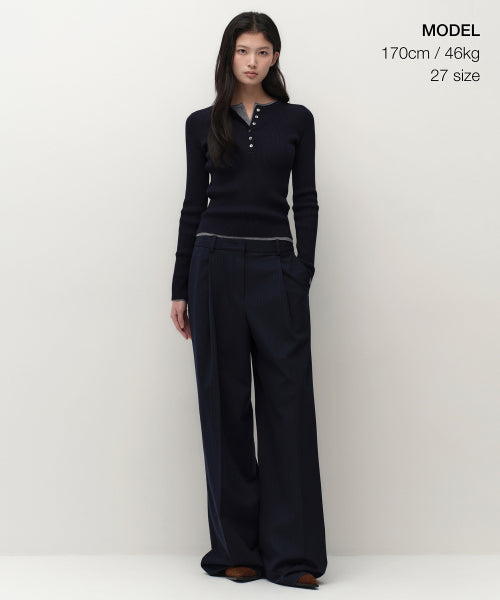 MUSINSA STANDARD WOMAN MUSINSA STANDARD WOMAN Slacks Navy