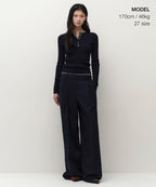 MUSINSA STANDARD WOMAN MUSINSA STANDARD WOMAN Slacks Navy