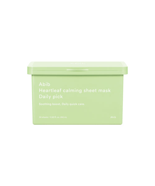 Abib Abib Houttuynia Cordata Soothing Sheet Mask 30 Sheets