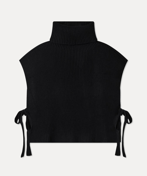 MIXXO MIXXO High Neck Cape Vest Women