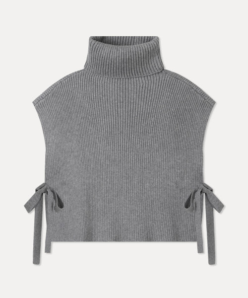MIXXO MIXXO High Neck Cape Vest Women