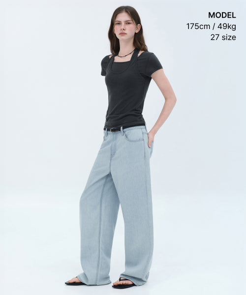 MUSINSA STANDARD WOMAN MUSINSA STANDARD WOMAN Women's Denim Pants Ice Indigo