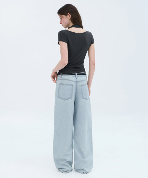 MUSINSA STANDARD WOMAN MUSINSA STANDARD WOMAN Women's Denim Pants Ice Indigo