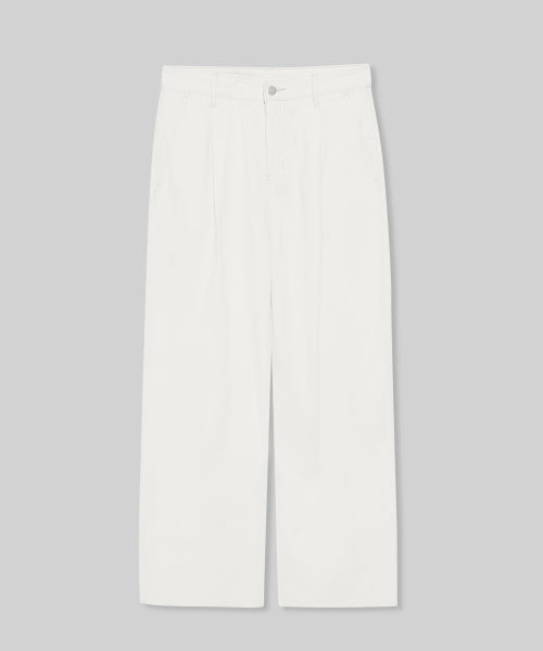 MUSINSA STANDARD WOMAN MUSINSA STANDARD WOMAN Denim Extra Wide Pants (Cream)