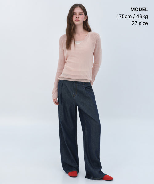 MUSINSA STANDARD WOMAN MUSINSA STANDARD WOMAN Denim Extra Wide Pants