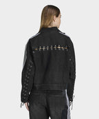 ADIDAS ADIDAS Denim Racing Firebird Jacket - Black
