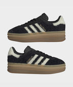 ADIDAS ADIDAS Gazelle Bold Sneakers - Black: Cream White