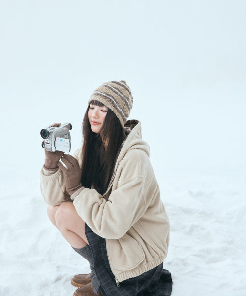 MIXXO MIXXO Striped Beanie Women