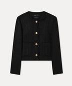MIXXO MIXXO Wool Blend Round Jacket - Size C