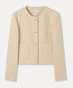 MIXXO MIXXO Wool Blend Round Jacket - Size C