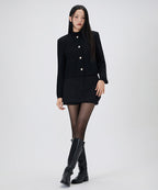 MIXXO MIXXO Wool Blend Round Jacket - Size C