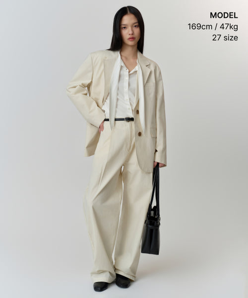 MUSINSA STANDARD WOMAN MUSINSA STANDARD WOMAN Women's Pants Cream