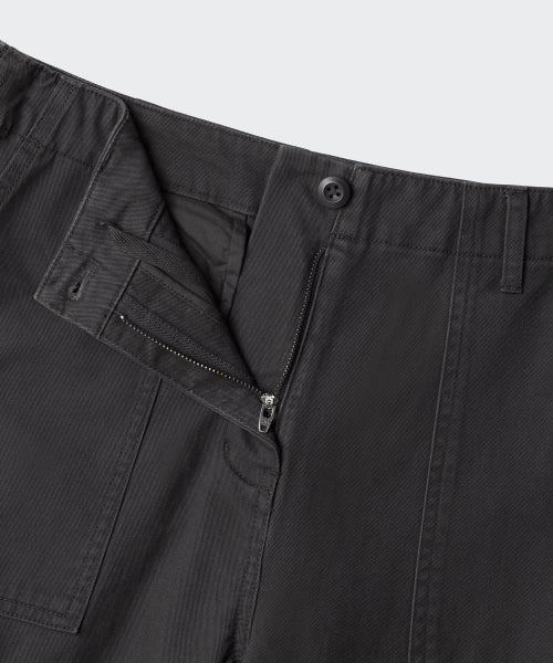 MUSINSA STANDARD WOMAN MUSINSA STANDARD WOMAN Women's Wide Fertig Pants [Dark Gray]
