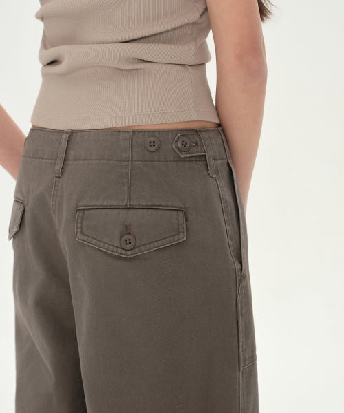 MUSINSA STANDARD WOMAN MUSINSA STANDARD WOMAN Women's Wide Fertig Pants [Taupe]