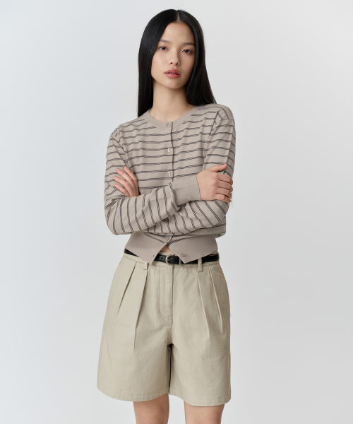 MUSINSA STANDARD WOMAN MUSINSA STANDARD WOMAN Women's Chino Shorts Light Beige