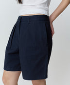 MUSINSA STANDARD WOMAN MUSINSA STANDARD WOMAN Women's Chino Shorts Navy