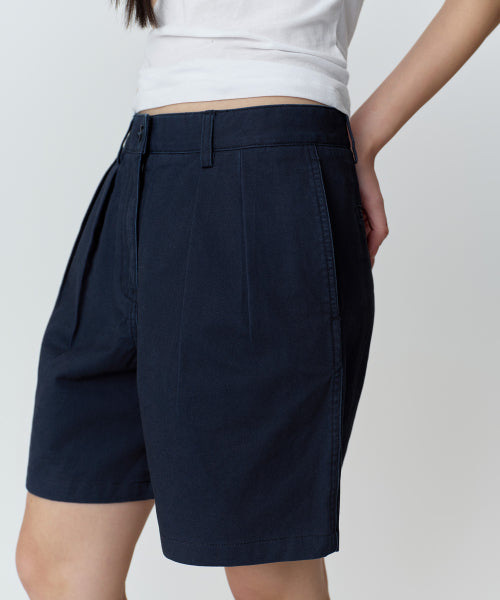 MUSINSA STANDARD WOMAN MUSINSA STANDARD WOMAN Women's Chino Shorts Navy