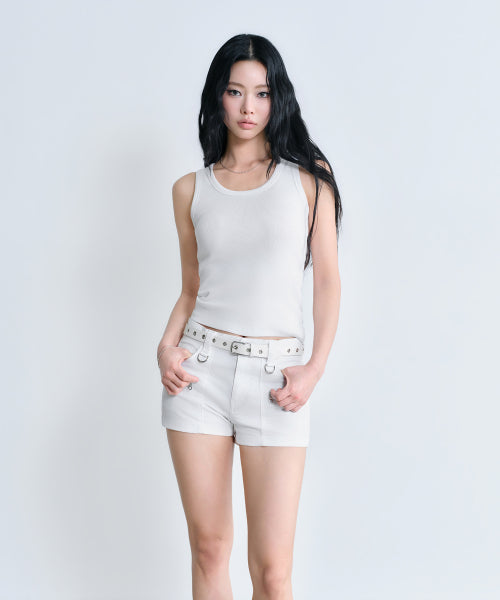MUSINSA STANDARD WOMAN MUSINSA STANDARD WOMAN Women’s Micro Shorts White