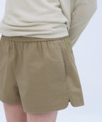 MUSINSA STANDARD WOMAN MUSINSA STANDARD WOMAN Cotton Banding Shorts Beige