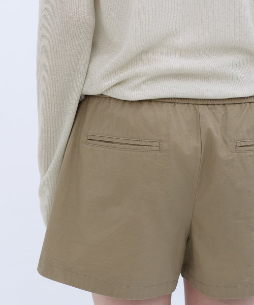 MUSINSA STANDARD WOMAN MUSINSA STANDARD WOMAN Cotton Banding Shorts Beige