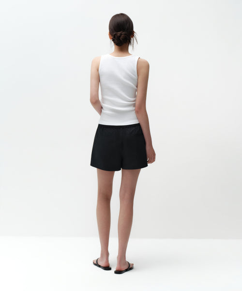 MUSINSA STANDARD WOMAN MUSINSA STANDARD WOMAN Women's Cotton Banding Shorts [Black]